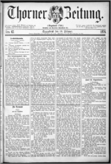 Thorner Zeitung 1876, Nro. 42