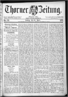 Thorner Zeitung 1876, Nro. 99