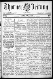 Thorner Zeitung 1876, Nro. 113