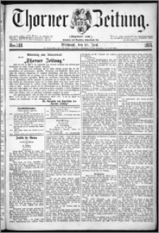 Thorner Zeitung 1876, Nro. 148