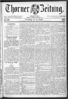 Thorner Zeitung 1876, Nro. 185