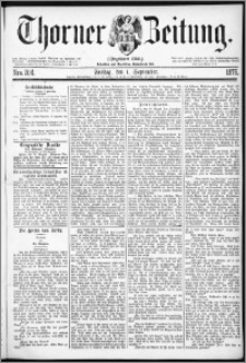 Thorner Zeitung 1876, Nro. 204