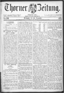 Thorner Zeitung 1876, Nro. 298