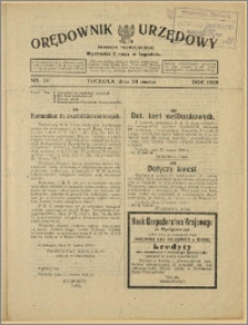 Orędownik Urzędowy Powiatu Tucholskiego 1928, Nr 23