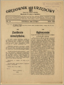 Orędownik Urzędowy Powiatu Tucholskiego 1928, Nr 58