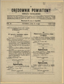 Orędownik Powiatowy Powiatu Tucholskiego 1929 Nr 16