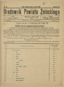 Orędownik Powiatu Żnińskiego 1930 Nr 15