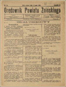 Orędownik Powiatu Żnińskiego 1930 Nr 34
