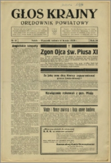 Głos Krajny 1939, Luty