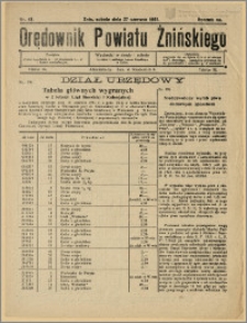 Orędownik Powiatu Żnińskiego 1931 Nr 43