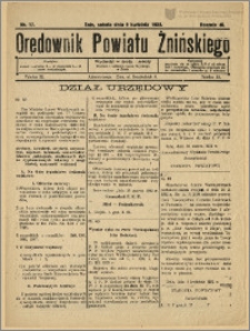 Orędownik Powiatu Żnińskiego 1932 Nr 17