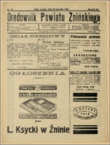 Orędownik Powiatu Żnińskiego 1932 Nr 34