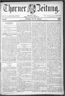 Thorner Zeitung 1877, Nro. 17 + Beilage