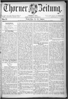 Thorner Zeitung 1877, Nro. 20