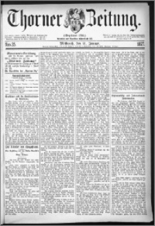 Thorner Zeitung 1877, Nro. 25