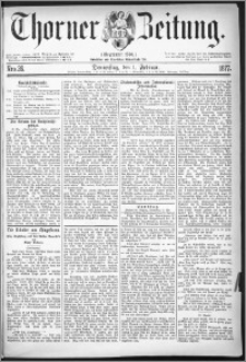 Thorner Zeitung 1877, Nro. 26