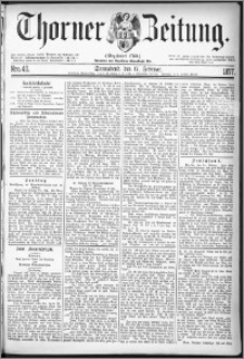 Thorner Zeitung 1877, Nro. 40