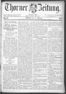 Thorner Zeitung 1877, Nro. 43