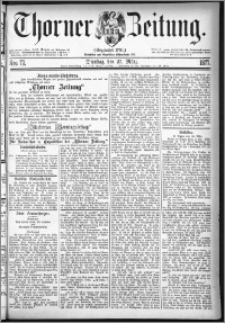 Thorner Zeitung 1877, Nro. 72