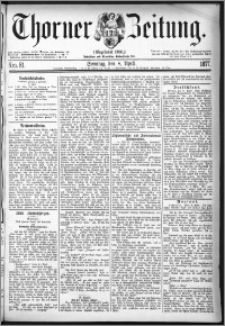 Thorner Zeitung 1877, Nro. 81 + Beilage