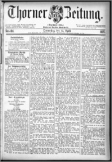 Thorner Zeitung 1877, Nro. 84