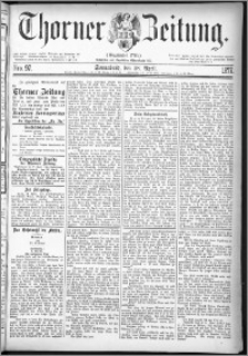 Thorner Zeitung 1877, Nro. 97