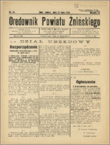 Orędownik Powiatu Żnińskiego 1937 Nr 21