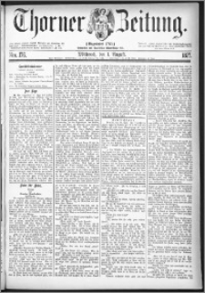 Thorner Zeitung 1877, Nro. 176