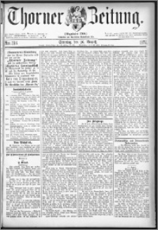 Thorner Zeitung 1877, Nro. 198