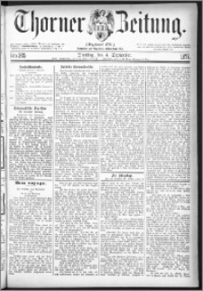 Thorner Zeitung 1877, Nro. 205