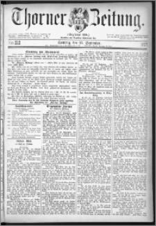 Thorner Zeitung 1877, Nro. 222 + Beilage, Beilagenwerbung