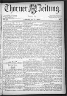 Thorner Zeitung 1877, Nro. 231