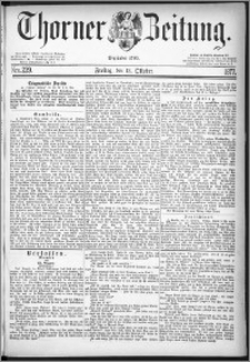 Thorner Zeitung 1877, Nro. 239