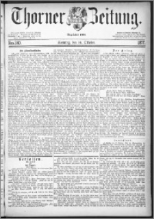 Thorner Zeitung 1877, Nro. 240 + Beilage