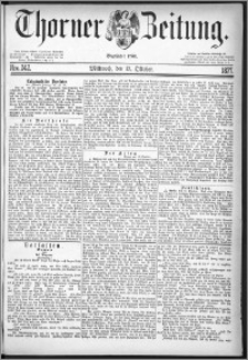 Thorner Zeitung 1877, Nro. 242