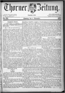 Thorner Zeitung 1877, Nro. 258 + Beilage