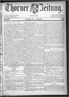 Thorner Zeitung 1877, Nro. 259