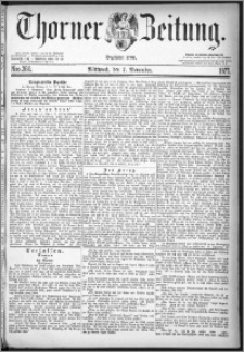 Thorner Zeitung 1877, Nro. 260