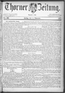 Thorner Zeitung 1877, Nro. 268