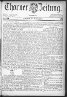 Thorner Zeitung 1877, Nro. 269