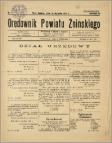 Orędownik Powiatu Żnińskiego 1939 Nr 1