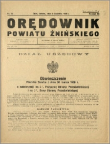 Orędownik Powiatu Żnińskiego 1939 Nr 12