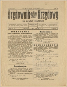 Orędownik Urzędowy na Powiat Strzeliński 1928 Nr 67