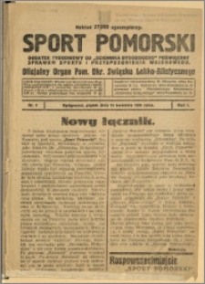 Sport Pomorski 1925 Nr 1