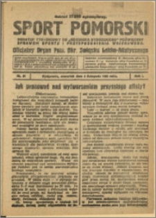 Sport Pomorski 1925 Nr 31