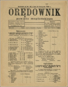 Orędownik Powiatu Mogileńskiego 1929 Nr 92 Dodatek