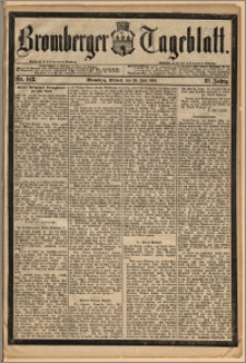 Bromberger Tageblatt. J. 12, 1888, Nr 142